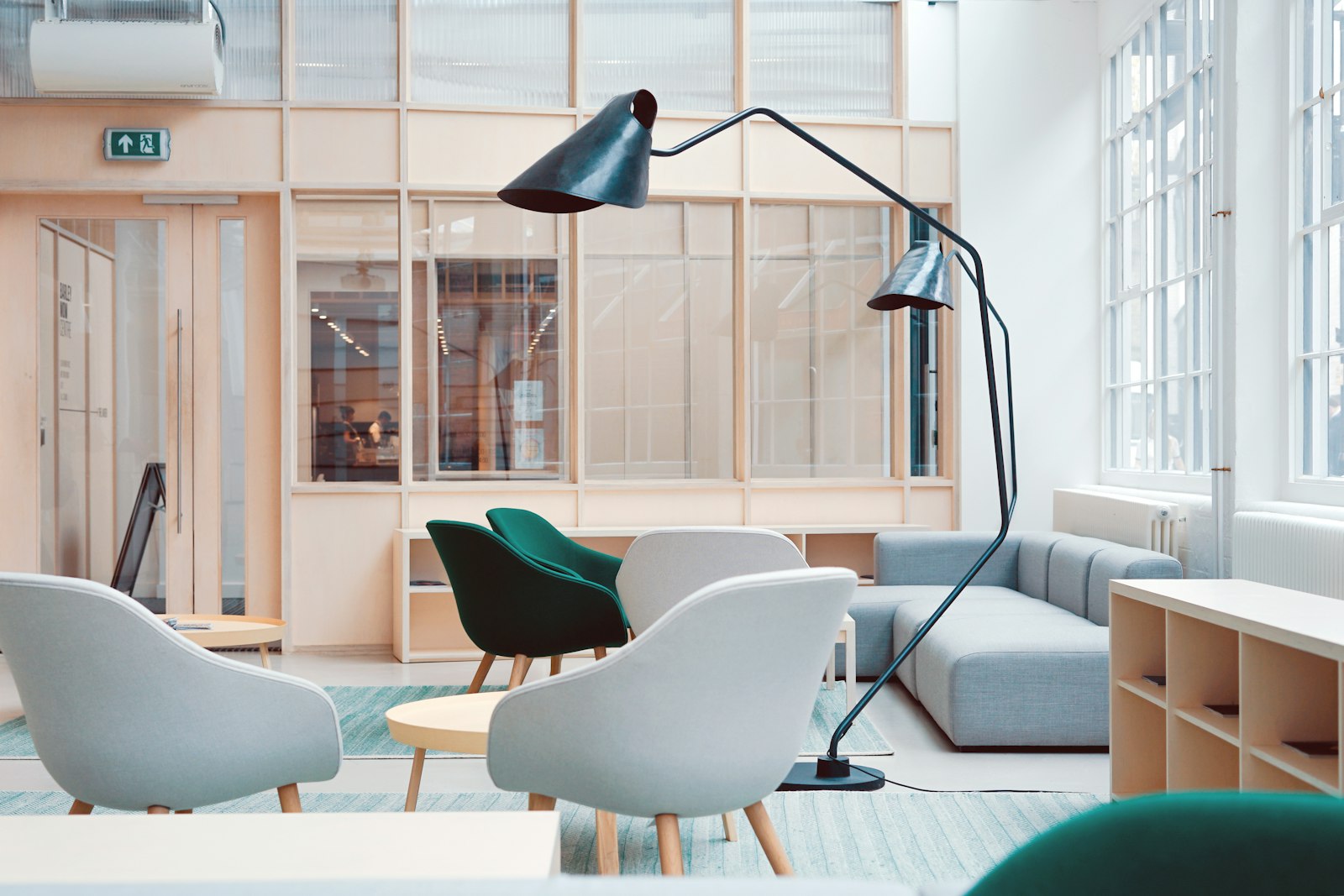 Architektonische Grundrissplaene eines Bauprojekts